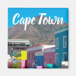Aimant Cap Bo-Kaap Ville Afrique du Sud
