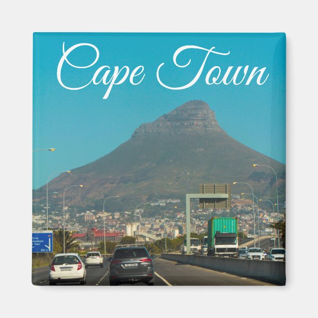 Aimant Cap Lion's Head ZA Afrique du Sud (Devant)