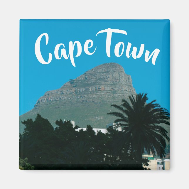 Aimant Cap Lion's Head ZA Afrique du Sud (Devant)