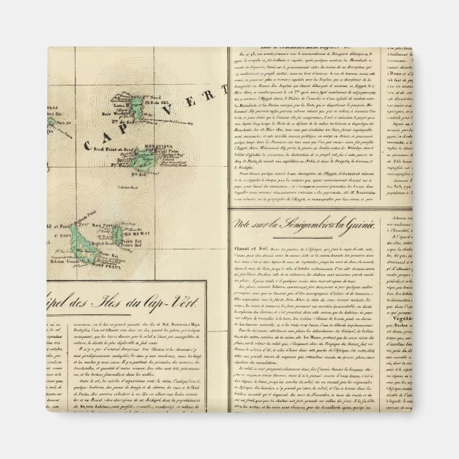 Aimant Cap-Vert Afrique (Devant)