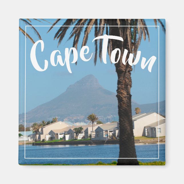 Aimant Cap ZA Afrique du Sud Tête de lion (Devant)