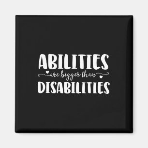 Aimant Capacités Handicap Discours Cadeaux Thérapeutiques