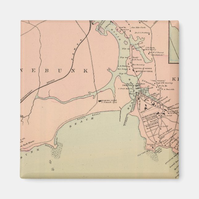 Aimant Cape Arundel, Kennebunkport, Maine (Devant)