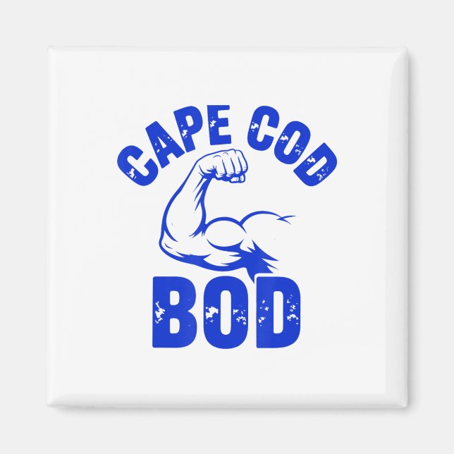 Aimant Cape Cod drôle pour hommes Machusetts Été Plage F (Devant)