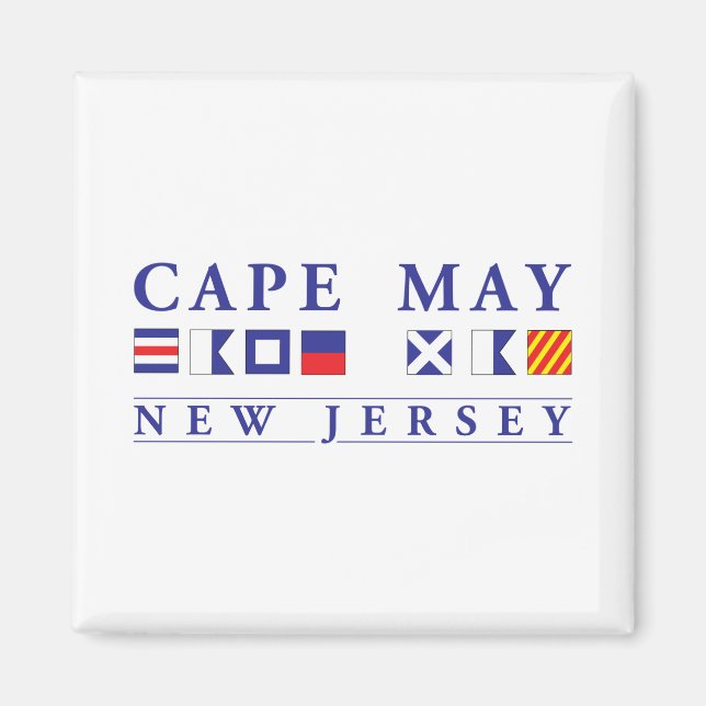 Aimant Cape May New Jersey (Devant)