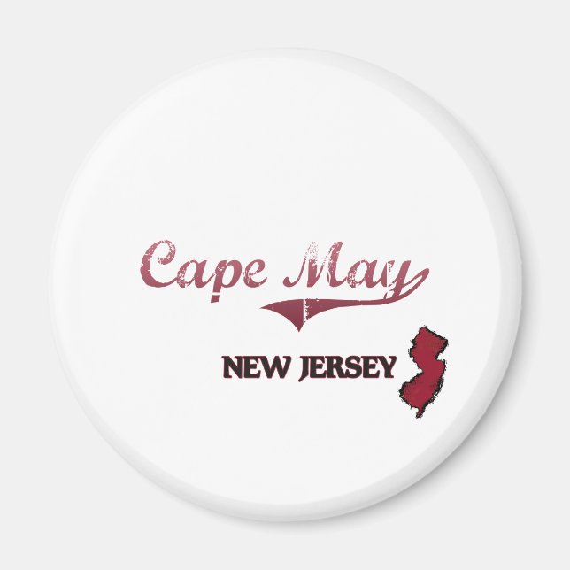 Aimant Cape May New Jersey City Classic (Devant)