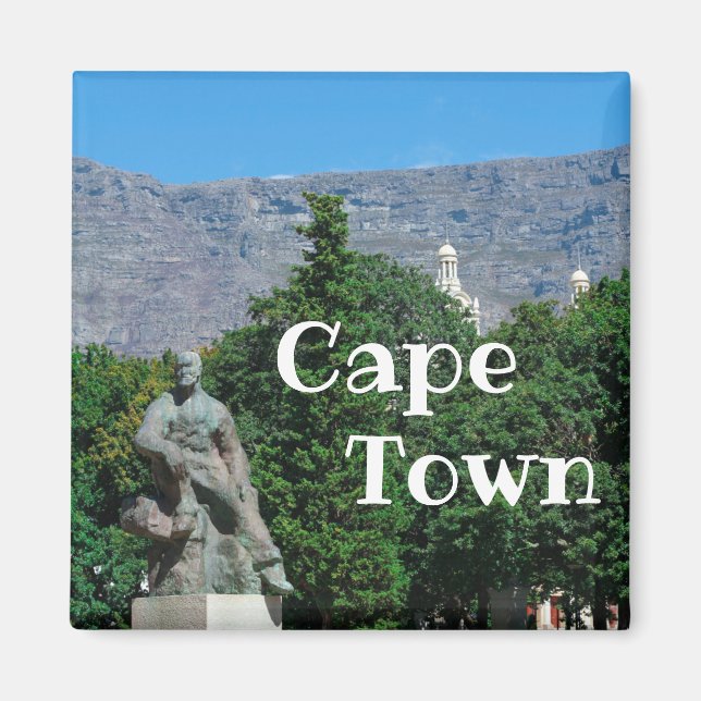 Aimant Cape Town South Africa Street View Cityscape (Devant)