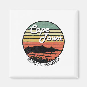 Aimant Cape Town Table Mountain Afrique du Sud Vintage