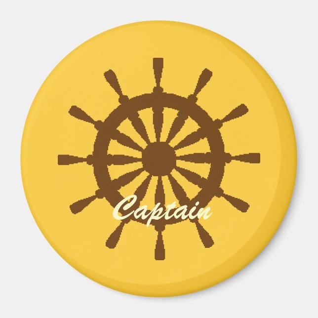 Aimant - Capitaine à la barre (Devant)