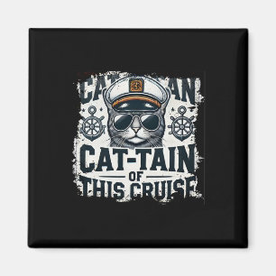 Aimant Capitaine Chat-tain De Navire De Croisière En Mer 