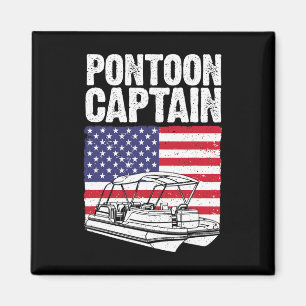 Aimant Capitaine de bateau ponton cool art pour hommes fe