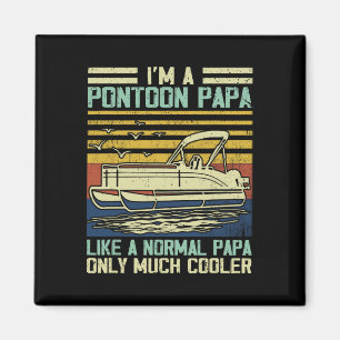 Aimant Capitaine de bateau ponton Papa Gag capitaine de b