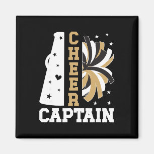 Aimant Capitaine de pom-pom girls fier capitaine de pom-p