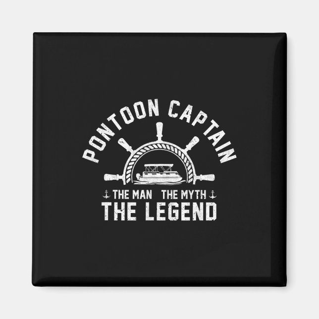 Aimant Capitaine de Ponton Le Mythe La Légende Navigation (Devant)