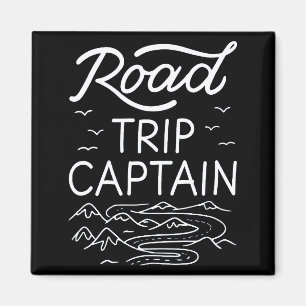 Aimant Capitaine de road trip I - Pilote de VR Vacances C