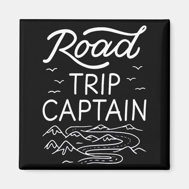 Aimant Capitaine de road trip I - Pilote de VR Vacances C (Devant)