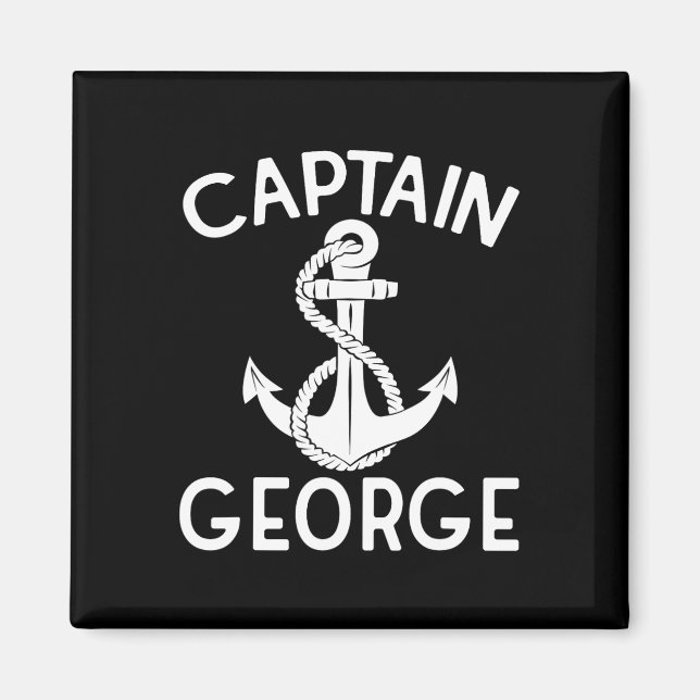 Aimant Capitaine George Boating Yacht Boat Ship Ancre (Devant)