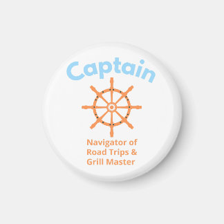 Aimant Capitaine – Navigateur des voyages sur route
