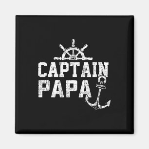 Aimant Capitaine Papa Bateau Ponton Bateau Lac Voile