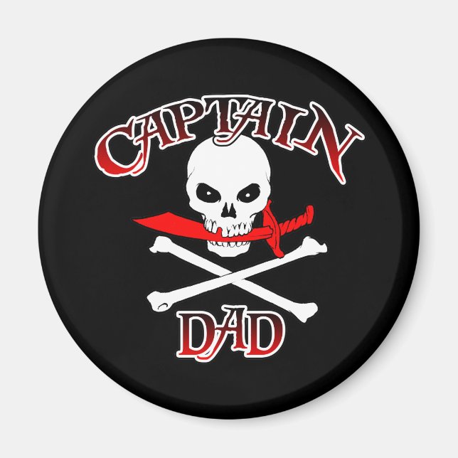 Aimant Capitaine Papa (Cutlass) (Devant)