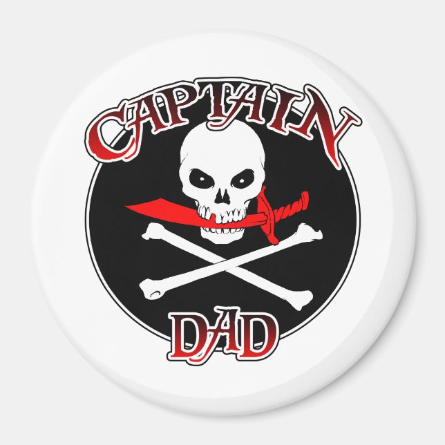 Aimant Capitaine Papa (Cutlass) (Devant)