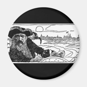 Aimant Capitaine pirate