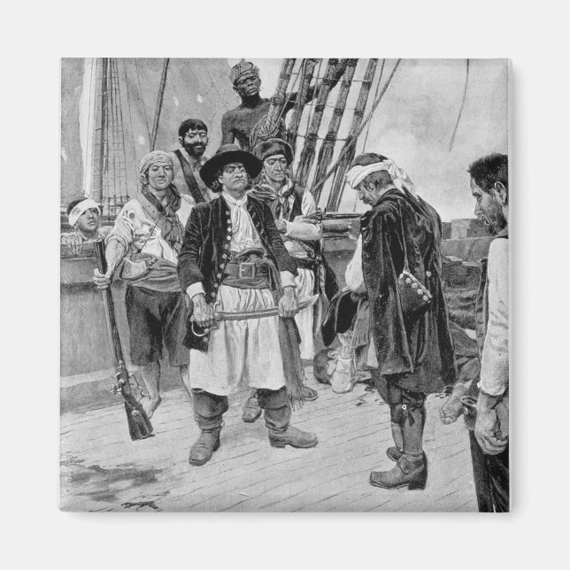 Aimant Capitaine Tongrelow a pris le plus grand, illustra (Devant)