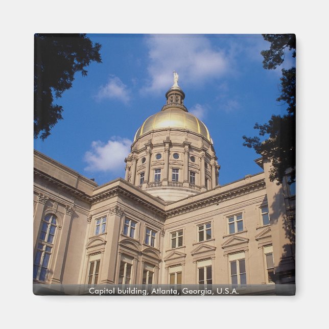 Aimant Capitol building, Atlanta, Géorgie, États-Unis (Devant)