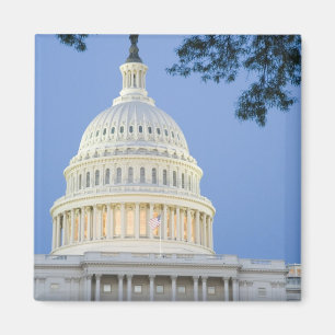 Aimant Capitole des États-Unis au crépuscule, Washington 