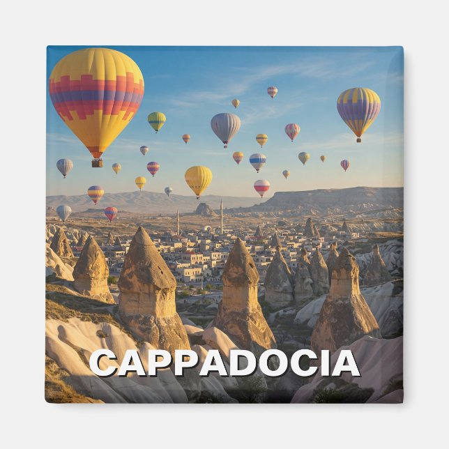 Aimant Cappadoce Turquie Hot Air Balloons Voyage (Devant)
