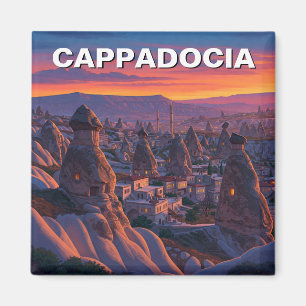 Aimant Cappadocia Turquie Hot Air Balloons coucher de sol