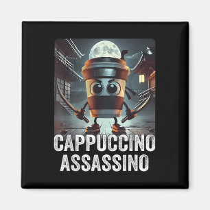 Aimant Cappuccino Ino, Italien Brainrot Meme, Espresso Me