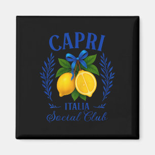 Aimant Capri Italie Citrons Voyage Campanie Mer Tyrrhénie