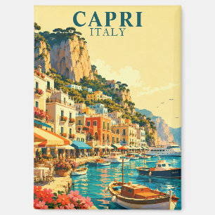 Aimant Capri Italie Marina Grande Port Souvenir