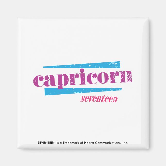 Aimant Capricorne pourpre (Devant)