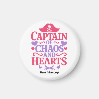 Aimant Captain of Chaos and Hearts Pirate Graphic