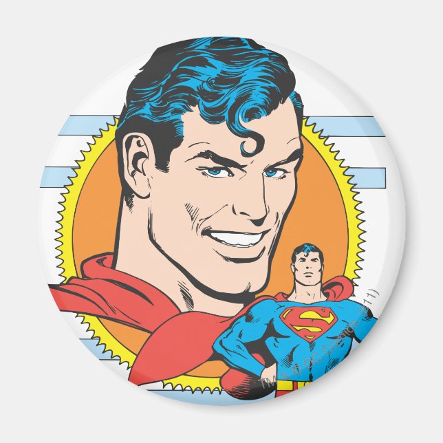 Aimant Capture de tête Superman (Devant)