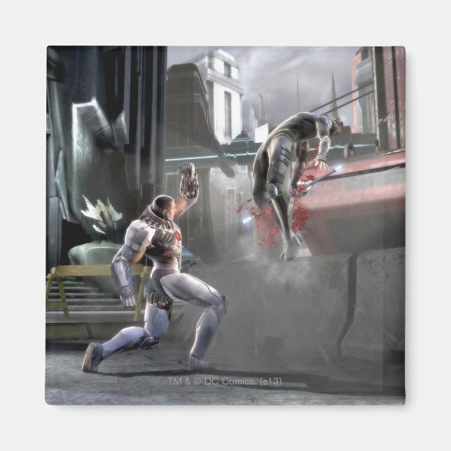 Aimant Capture d'écran : Cyborg vs Nightwing (Devant)