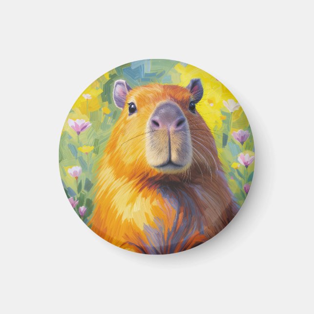 Aimant Capybara aimanté (Devant)