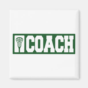 Aimant Car de lacrosse - vert