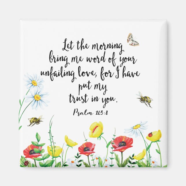 Aimant Car j'ai mis ma confiance en toi (Devant)