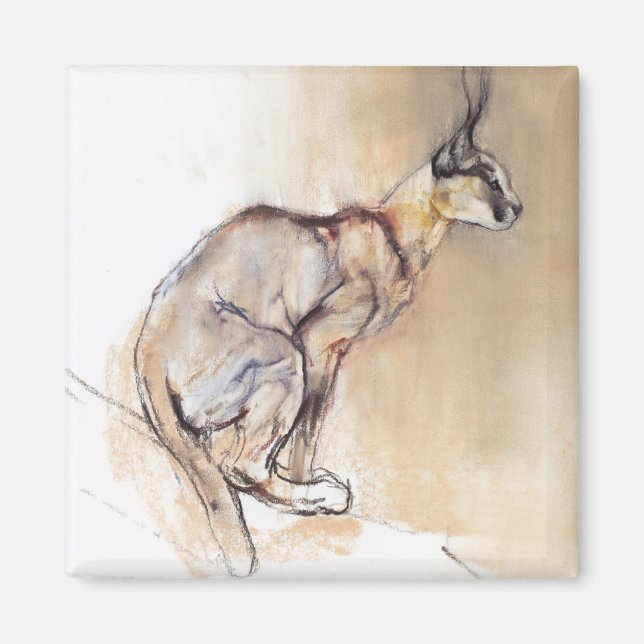 Aimant Caracal assis 2009 (Devant)