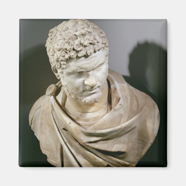 Aimant Caracalla, buste cuirassé en marbre romain, 212-21 (Devant)