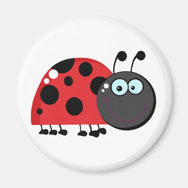 Aimant Caractère de dessin de Ladybug (Devant)