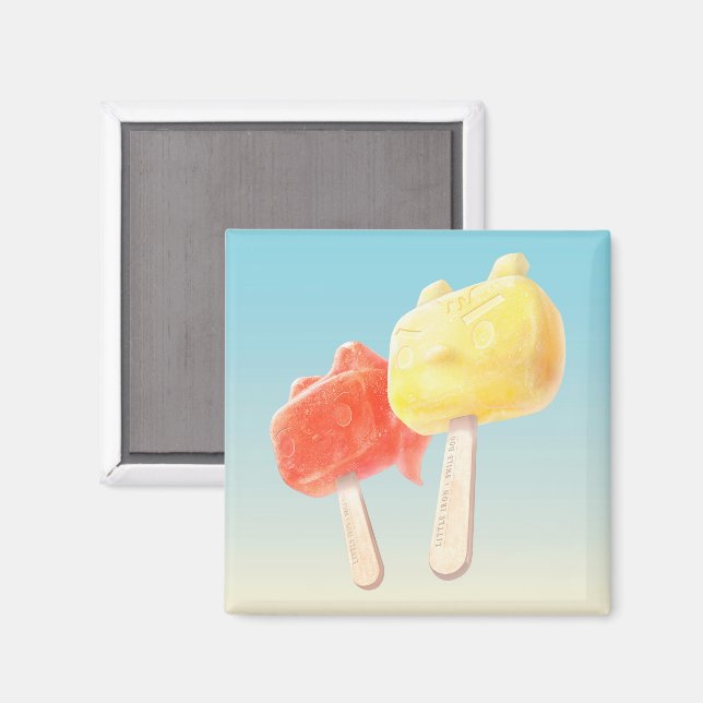 Aimant Caractère Popsicles (Recto/Verso)