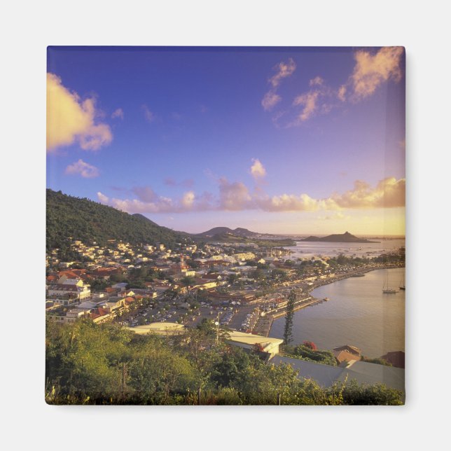 Aimant Caraïbes, Antilles françaises, Saint-Martin. (Devant)
