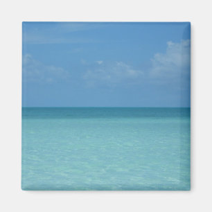 Aimant Caraïbes Horizon Tropical Turquoise Bleu
