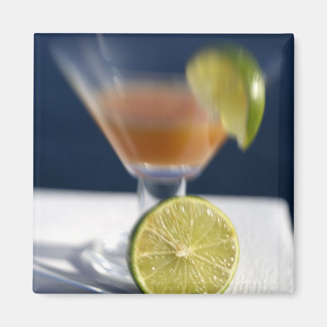 Aimant Caraïbes, îles Vierges. punch au rhum tropical, (Devant)