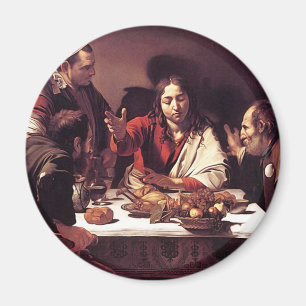 Aimant Caravaggio - dîner chez Emmaus
