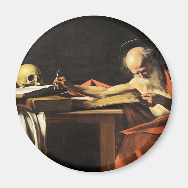 Aimant Caravaggio - San Gerolamo - Peinture Renaissance (Devant)